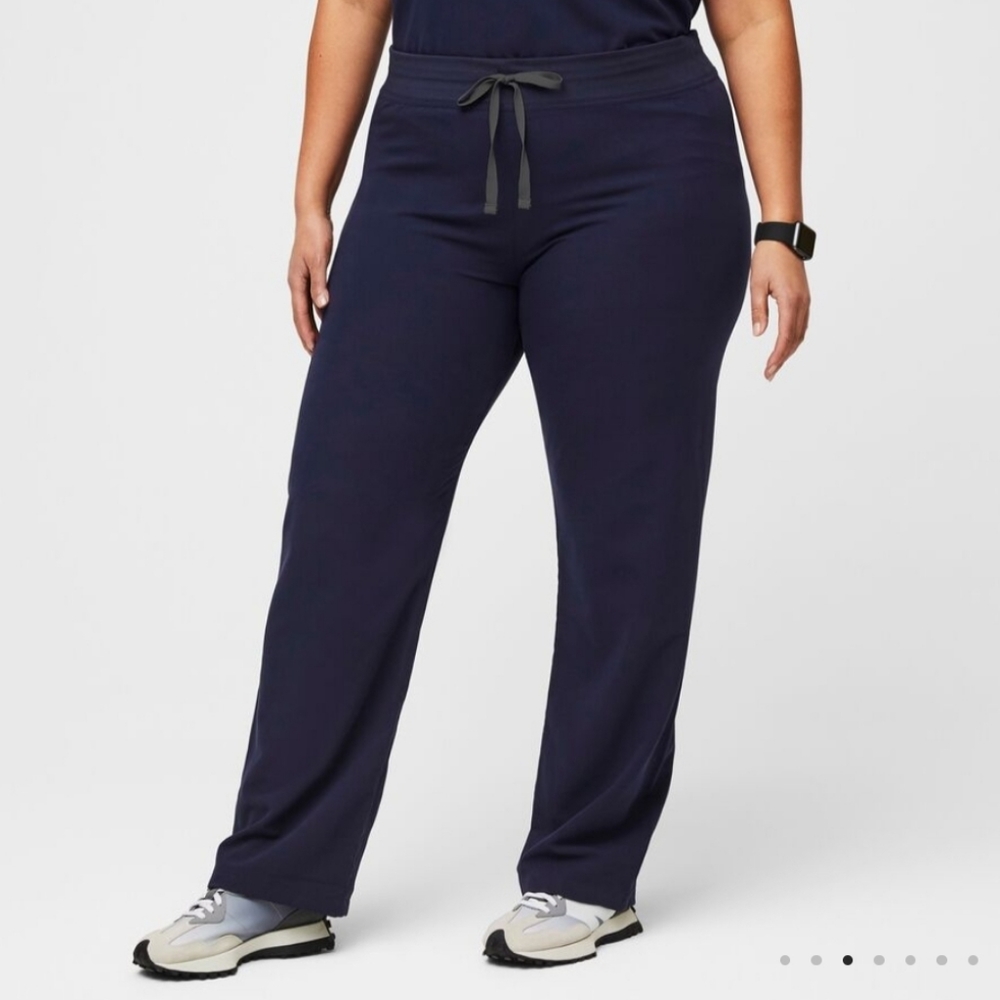 Figs Livingston Basic Scrub Pants Navy Blue XXL 2XL 2X.